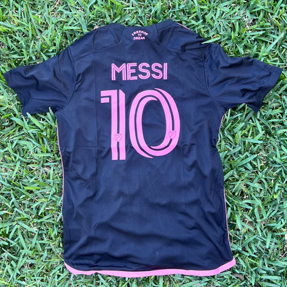 Inter Miami Messi Soccer Jersey USA Club Black Color Adult Size